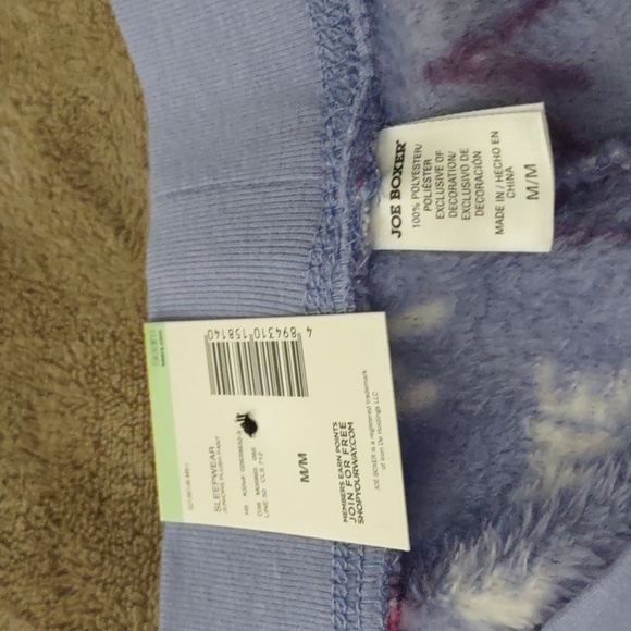 NWT Joe Boxer juniors Medium fleece PJ pants - Picture 3 of 4